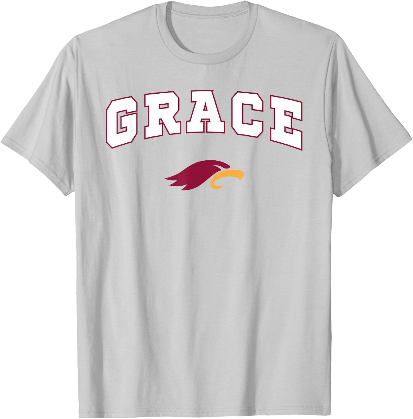 Grace Baptist Academy Golden Eagles T-Shirt - T-Shirt | Ash