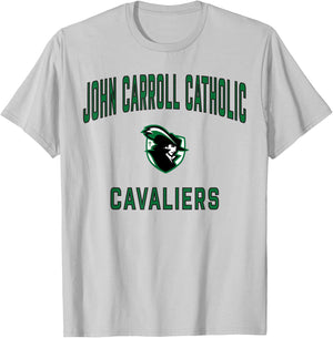 John Carroll Catholic High School Cavaliers T-Shirt - T-Shirt | Ash