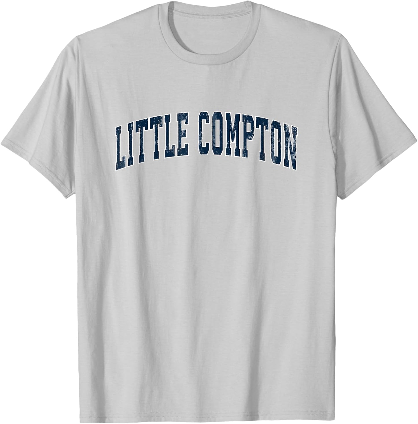 Little Compton Rhode Island RI Vintage Sports Design Navy De T-Shirt - T-Shirt | Ash