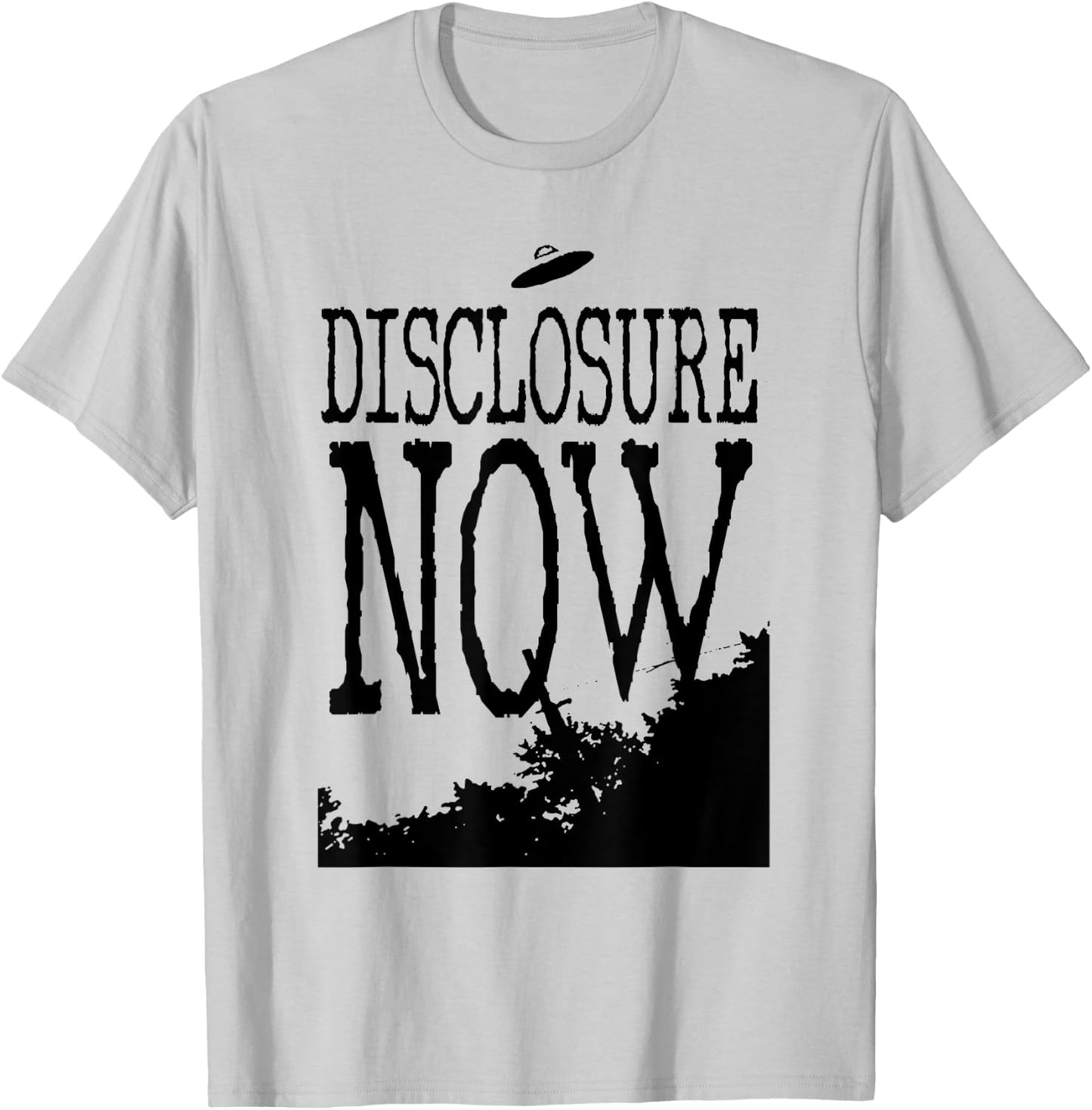 Disclosure NOW UFO UAP Jet Fighter Extraterrestrial Alien T-Shirt - T-Shirt | Ash