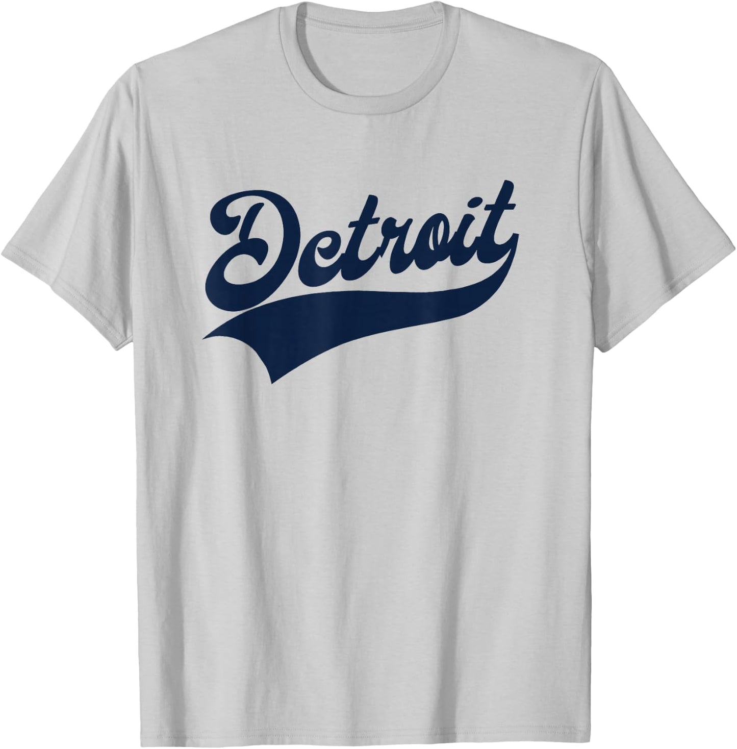 Detroit - Athletic Throwback Design - Classic T-Shirt - T-Shirt | Ash
