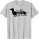 I've Got Friends In Low Places Dachshund T-Shirt - T-Shirt | Ash