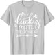 One Lucky Math Teacher Matching St Patrick's Day Funny Gifts T-Shirt - T-Shirt | Ash