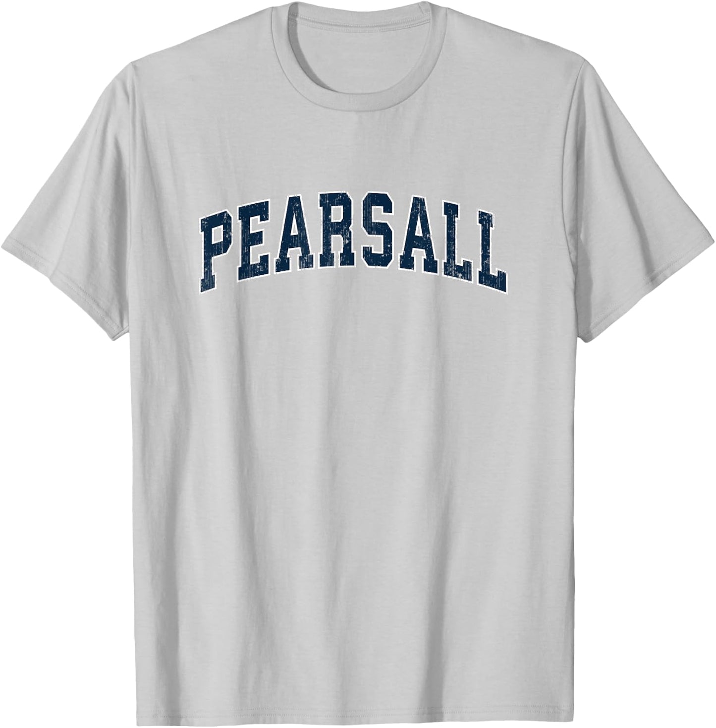Pearsall Texas TX Vintage Sports Design Navy Design T-Shirt - T-Shirt | Ash