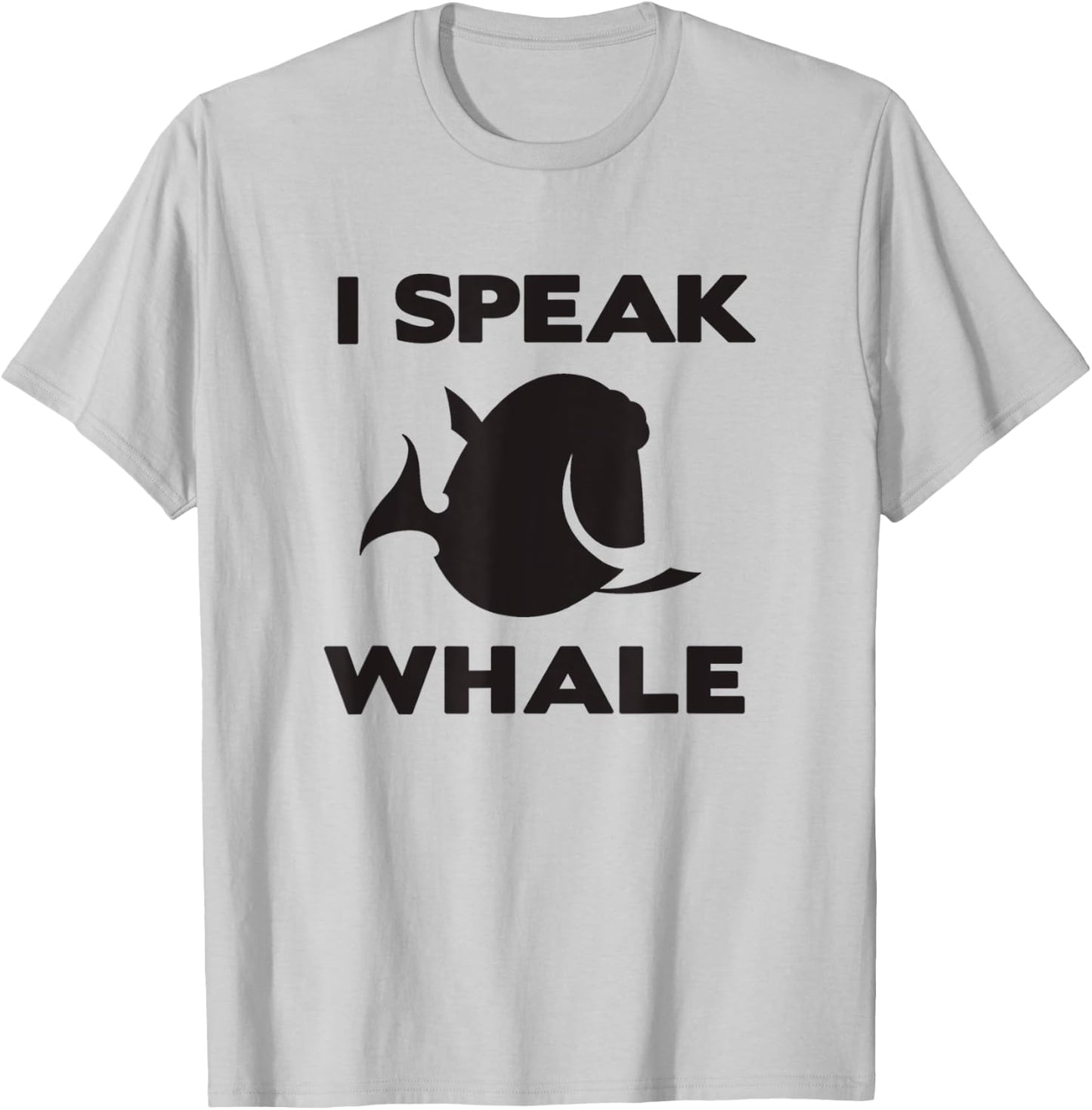 Disney Pixar Finding Nemo Dory I Speak Whale Distressed Logo T-Shirt - T-Shirt | Ash