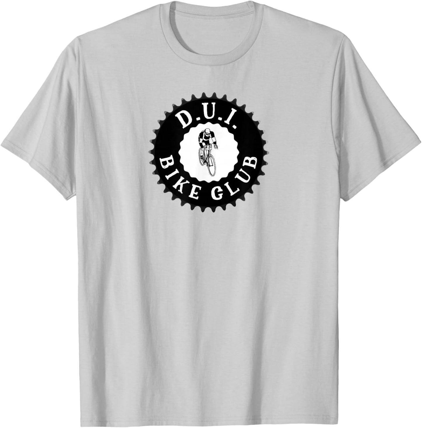 DUI Bike Club - Bicycle Gear Chainring T-Shirt - T-Shirt | Ash