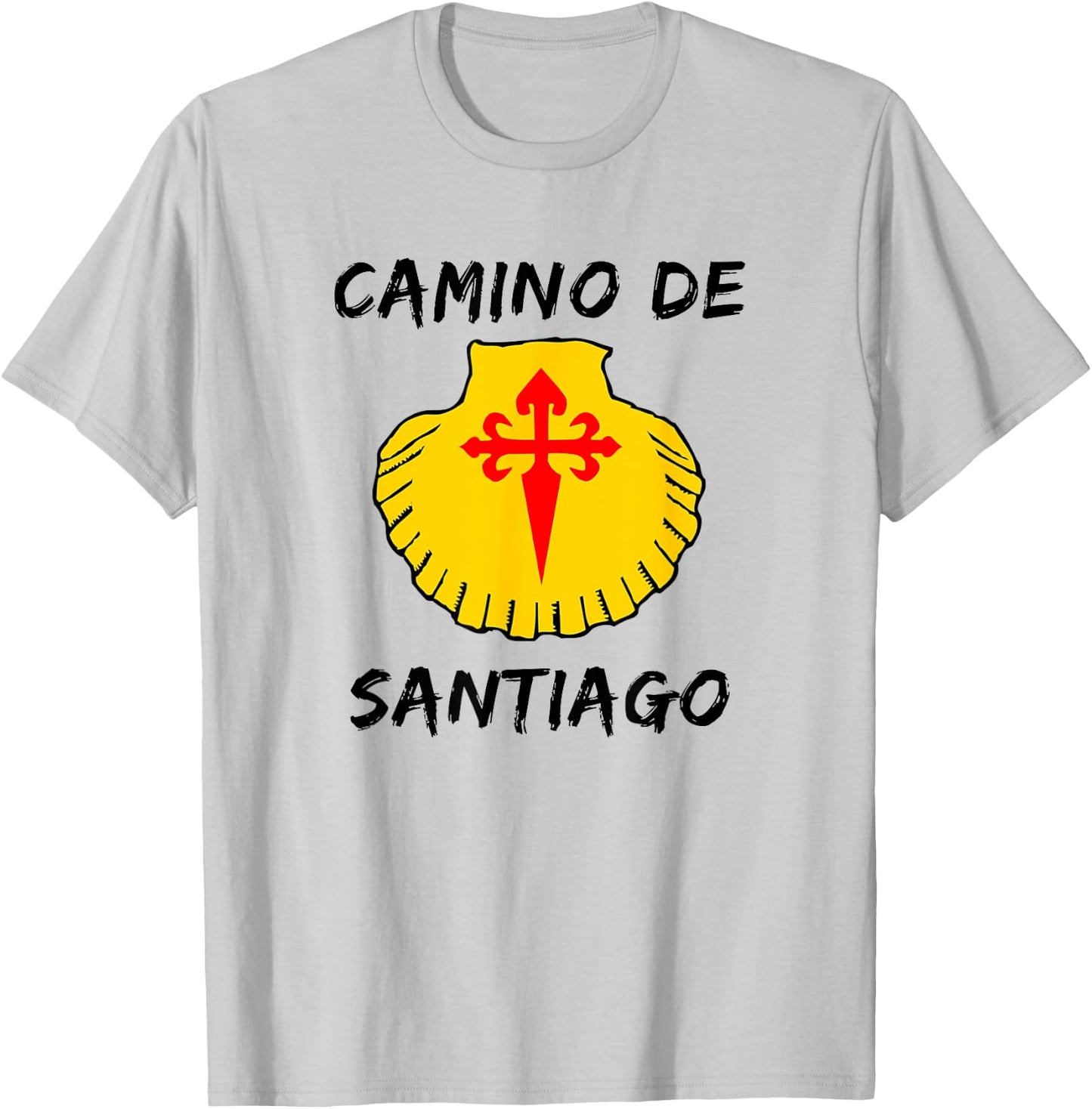 Camino de Santiago Compostela Spain Funny St James Way Gift T-Shirt - T-Shirt | Ash