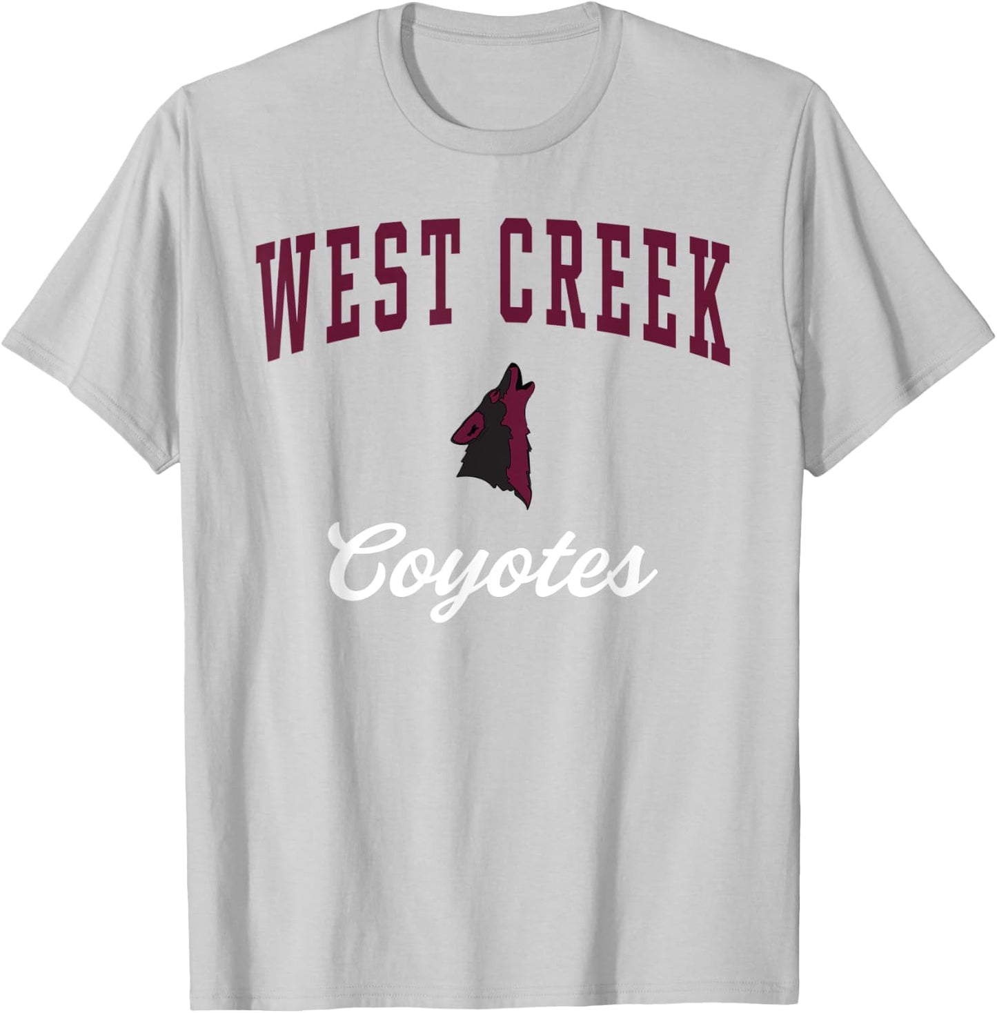 West Creek High School Coyotes T-Shirt - T-Shirt | Ash