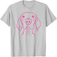 PABLO'S PAW PRINTS Vizsla Dog Lover - Grey, -Adult, Short Sleeve, Small, Classic Fit, Cotton 50% Polyester 50% T-Shirt - T-Shirt | Ash