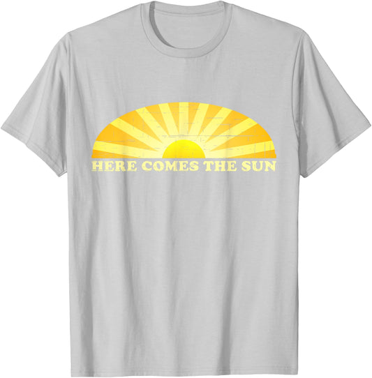 Here Comes The Sun Cute Sunshine Beach Summer Teacher Women T-Shirt - T-Shirt | Ash