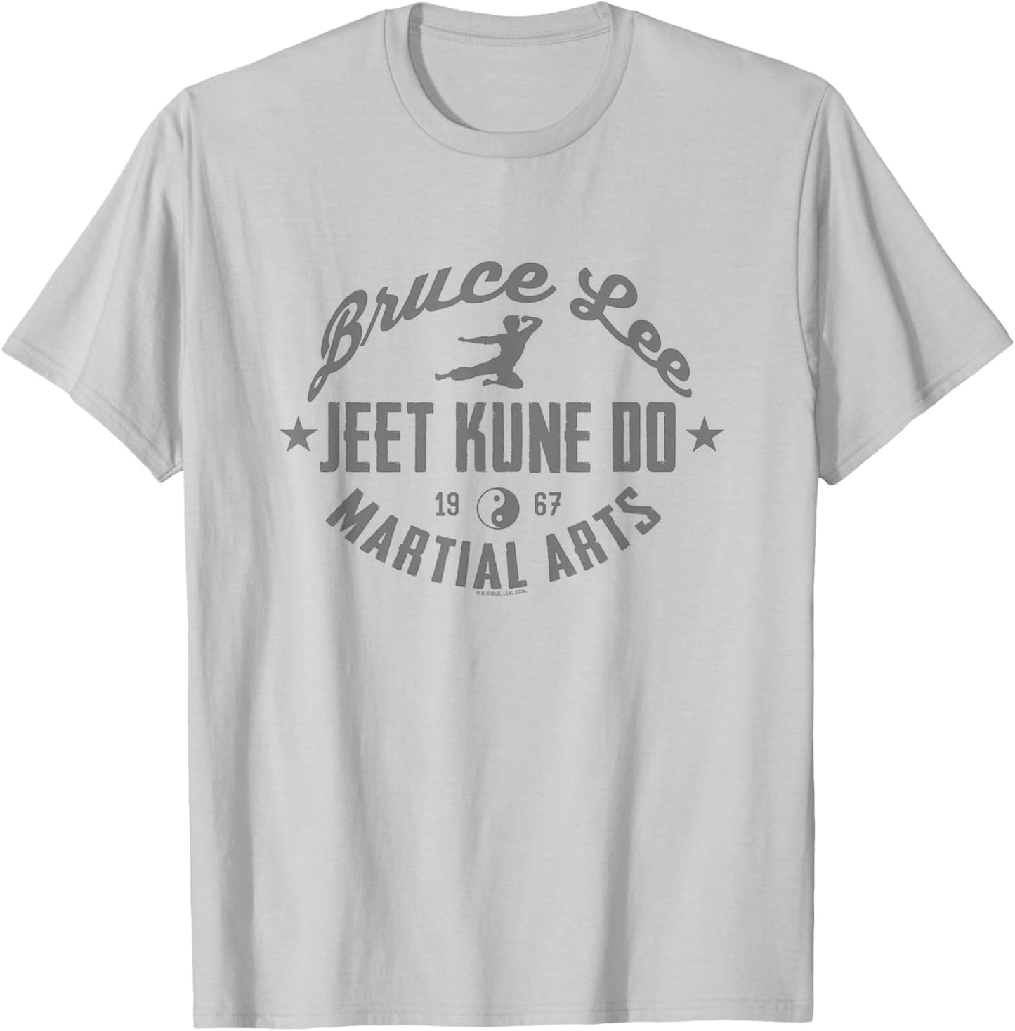 Bruce Lee Jeet Kune Do Martial Arts 1967 Vintage Logo T-Shirt - T-Shirt | Ash