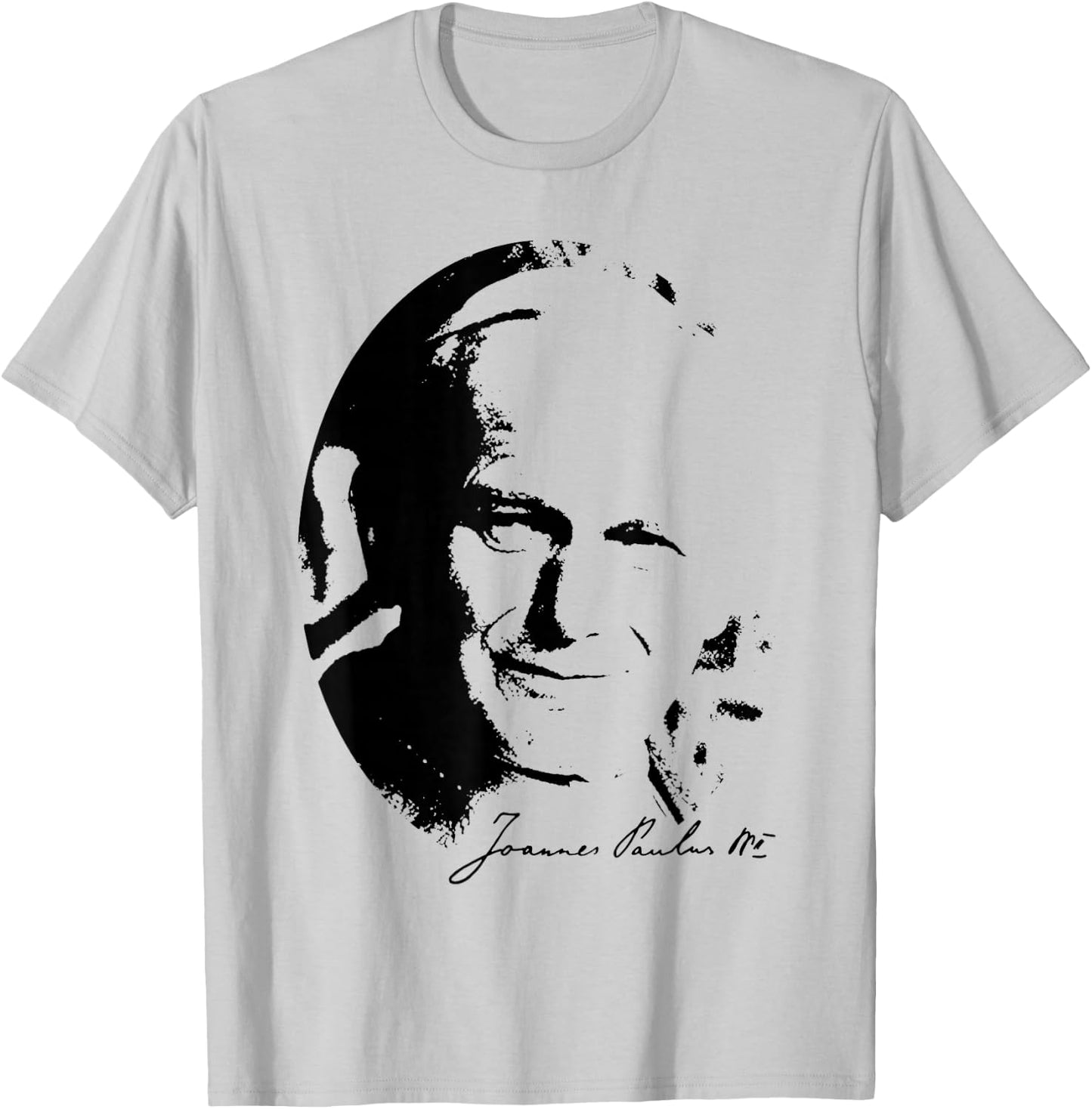 Pope John Paul II Vatican Catholicism Christian T-Shirt - T-Shirt | Ash