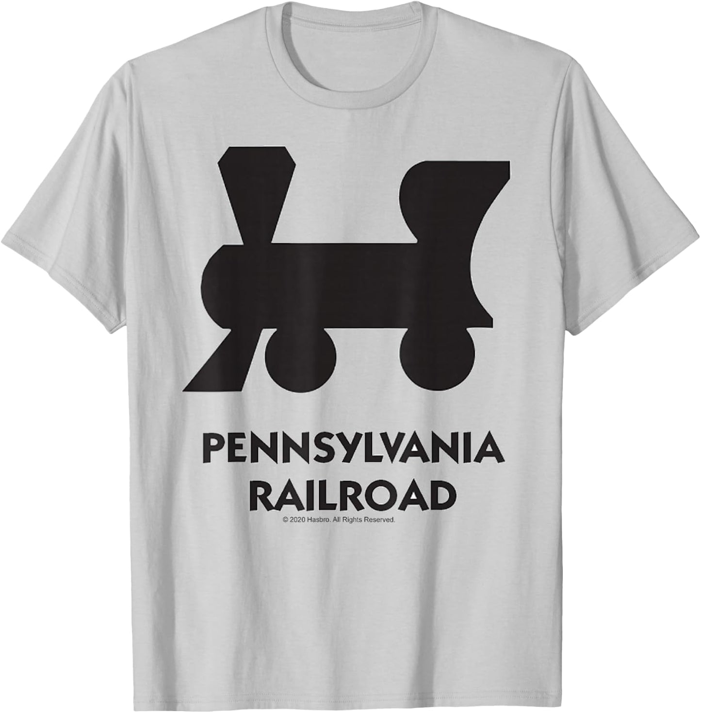 Monopoly Pennsylvania Railroad T-Shirt - T-Shirt | Ash