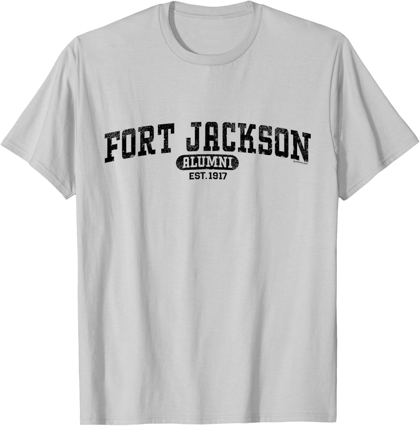 Fort Jackson Alumni (Retro) - South Carolina T-Shirt - T-Shirt | Ash