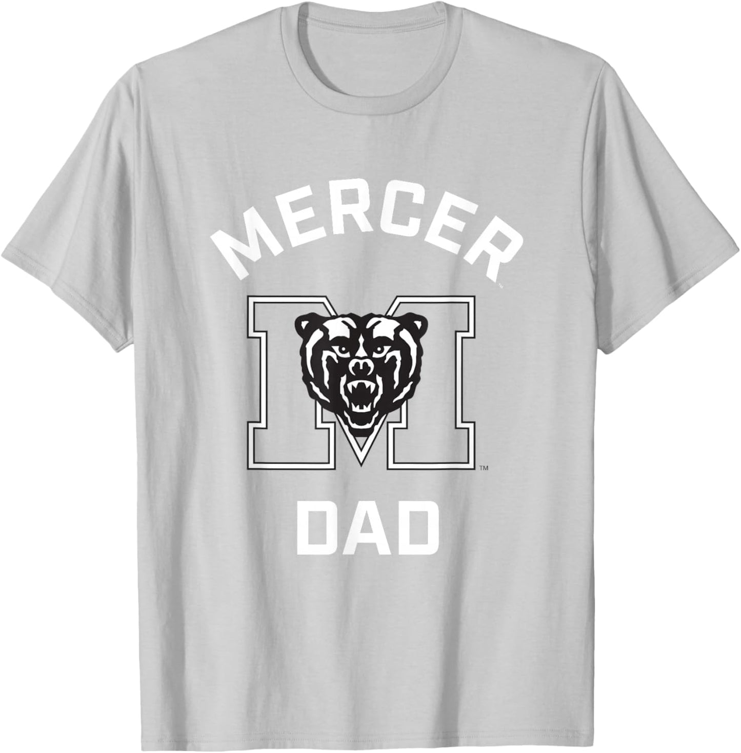 Mercer University Bears Arched Dad T-Shirt - T-Shirt | Ash
