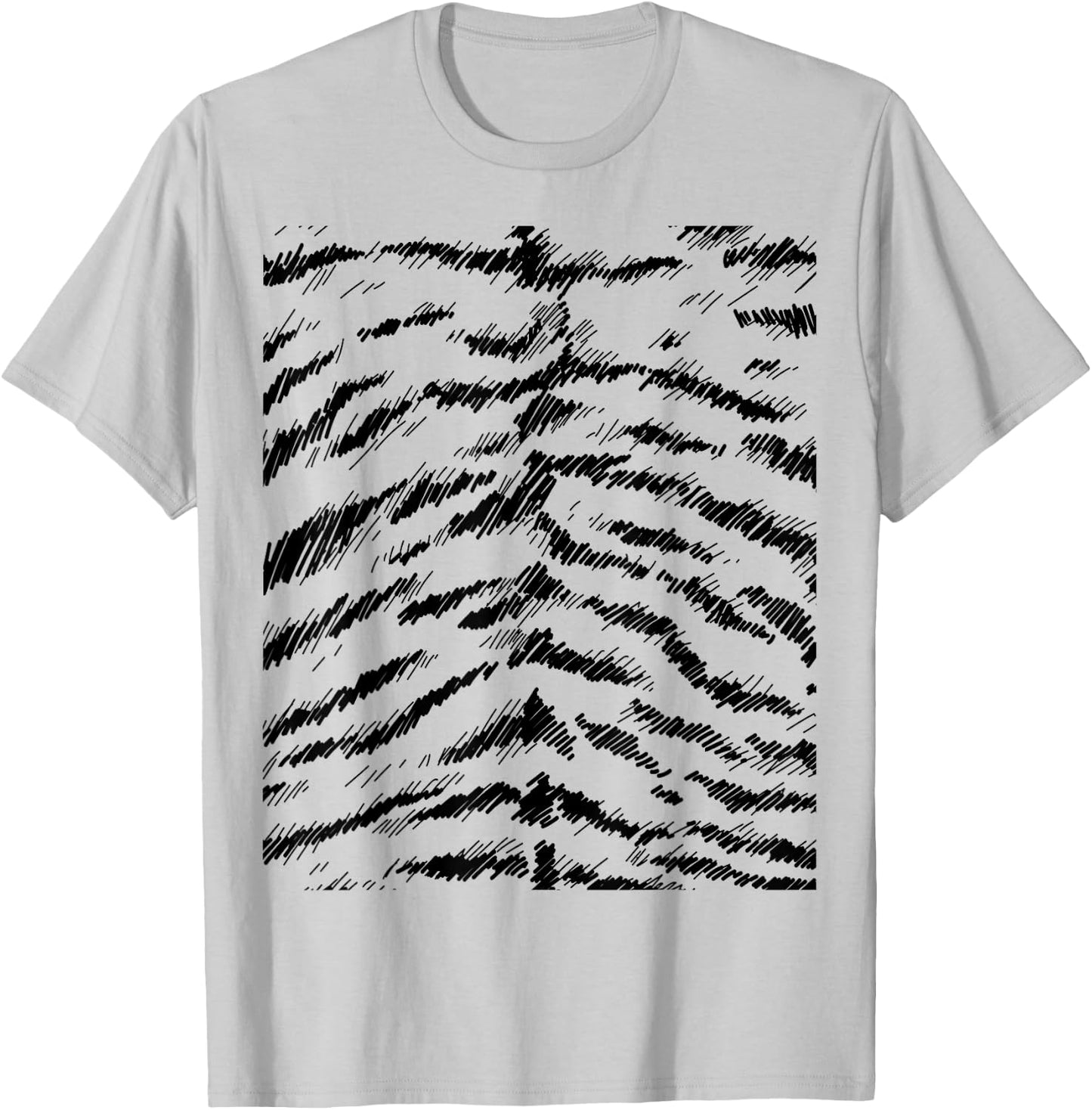 Tiger Print Stripes Animal Cute Easy Halloween Costume T-Shirt - T-Shirt | Ash