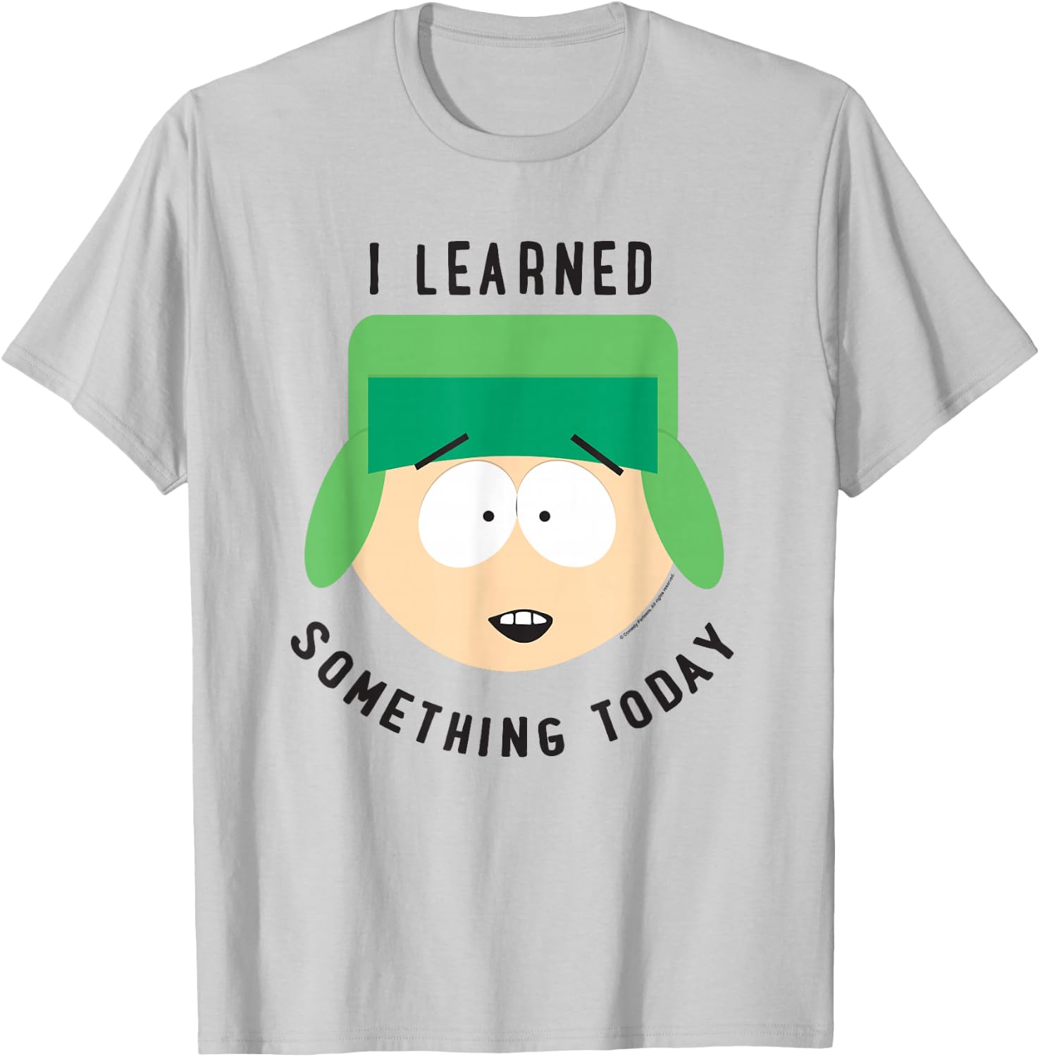 South Park Kyle I Learned Something Today T-Shirt - T-Shirt | Ash
