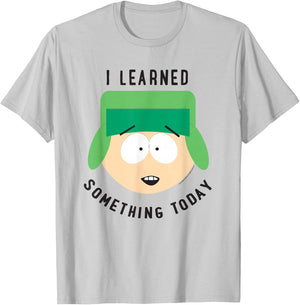 South Park Kyle I Learned Something Today T-Shirt - T-Shirt | Ash