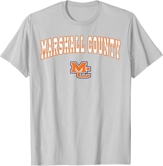 Marshall County High School Marshalls T-Shirt - T-Shirt | Ash