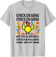 Cooked Chicken Wing Chicken Wing Hot Dog Bologna Macaroni Women Girls Kids T-Shirt - T-Shirt | Ash