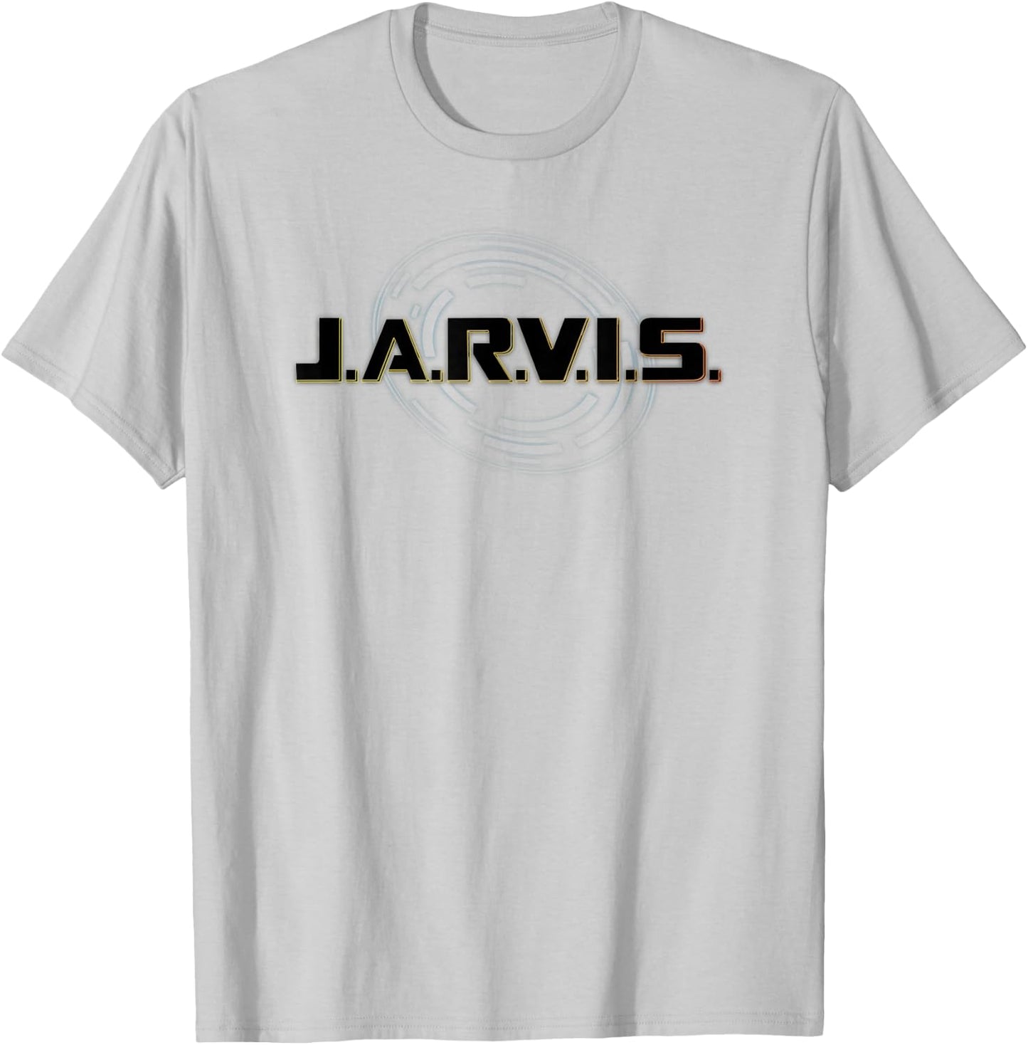 Marvel Tony Stark J.A.R.V.I.S. Logo T-Shirt - T-Shirt | Ash