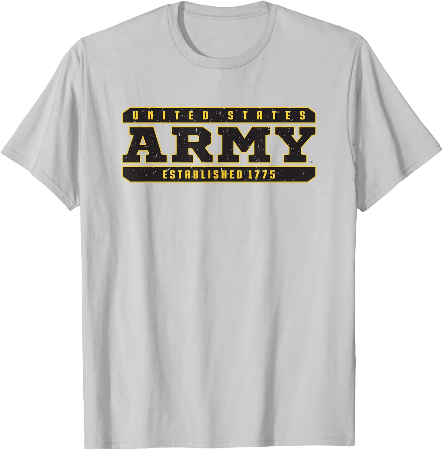 Military Army United States Established 1775 T-Shirt - T-Shirt | Ash