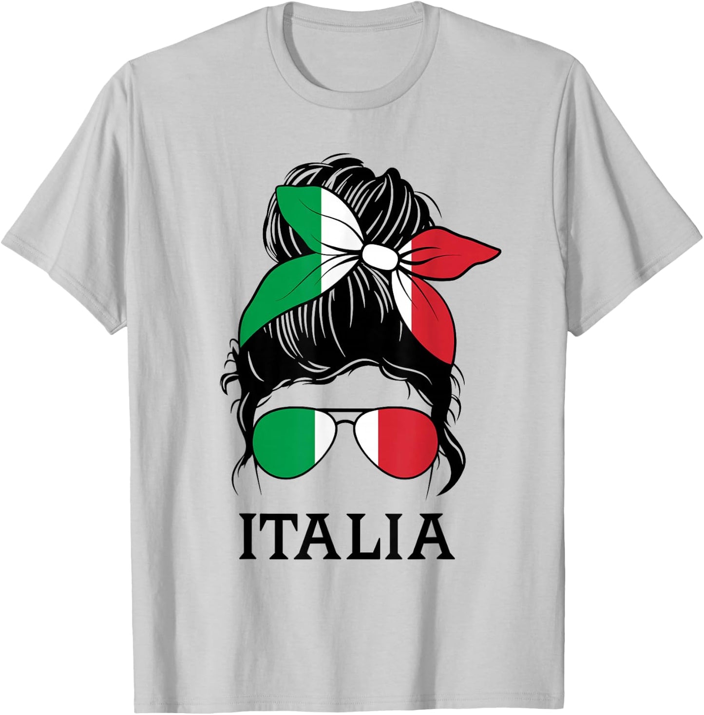 Italia Graphic Design for Girls Kid Italian Toodler T-Shirt - T-Shirt | Ash
