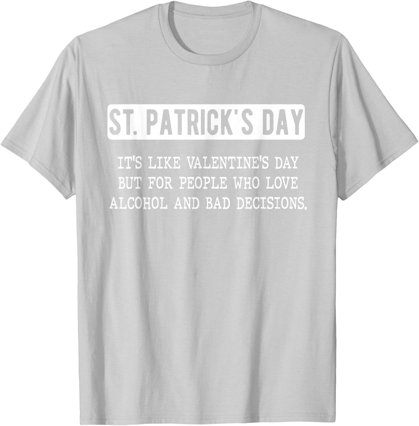 St. Patricks Day Drinking Men Women Funny St Pats Definition T-Shirt - T-Shirt | Ash