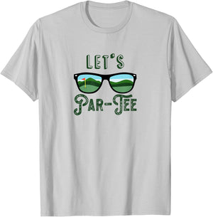 Let’s Par - Golf Funny Meme Party Golf Golfing Golfers T-Shirt - T-Shirt | Ash