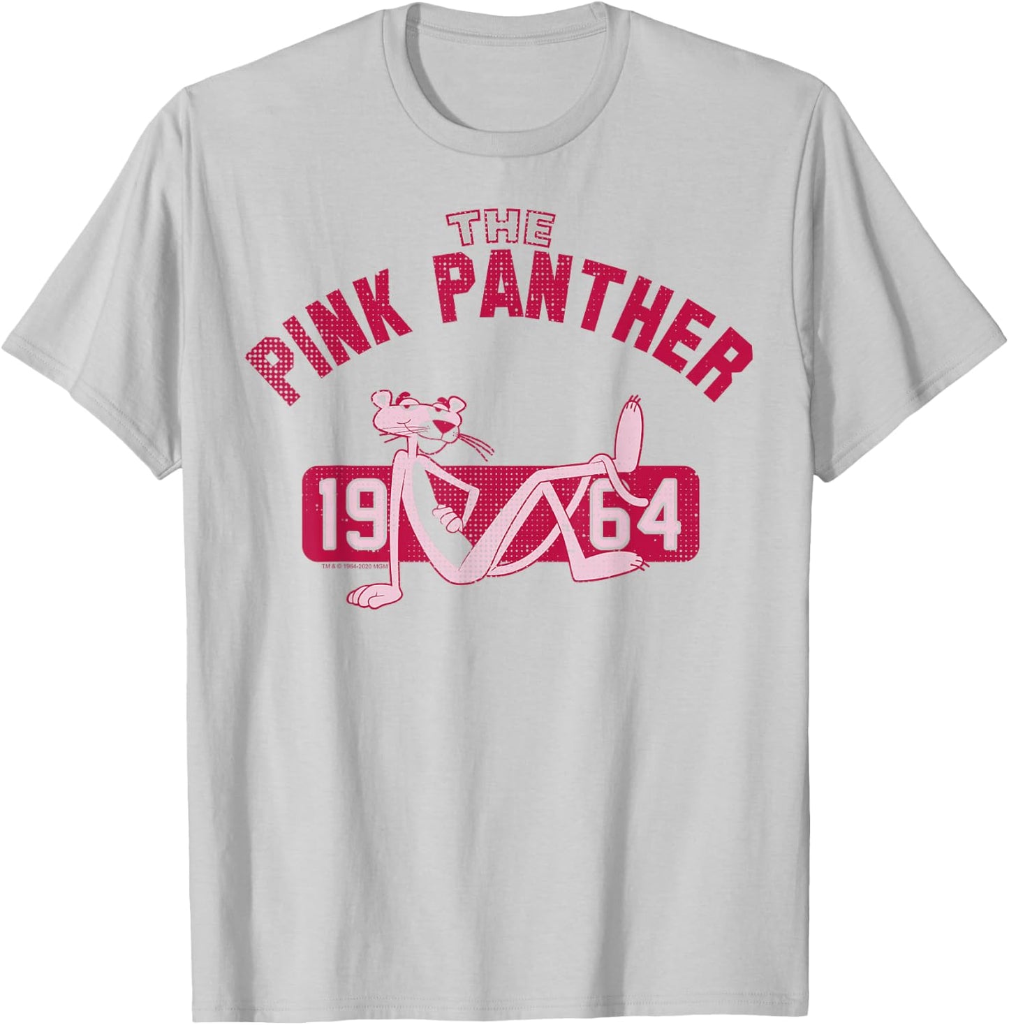 The Pink Panther 1964 Collegiate T-Shirt - T-Shirt | Ash