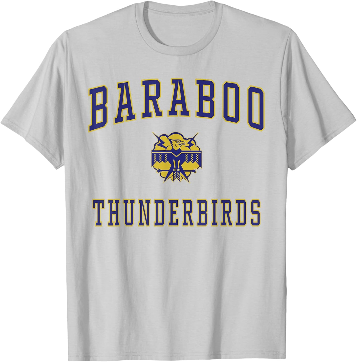 Baraboo High School Thunderbirds T-Shirt - T-Shirt | Ash