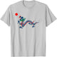 China Flag Imperial Yellow Dragon Flag Qing Dynasty T-Shirt - T-Shirt | Ash