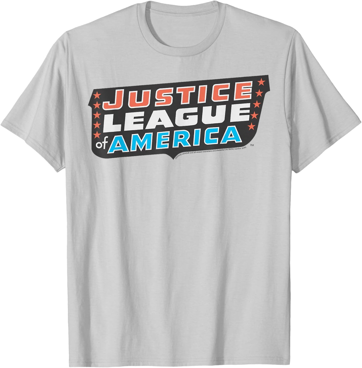 DC Comics Justice League of America Logo T-Shirt - T-Shirt | Ash