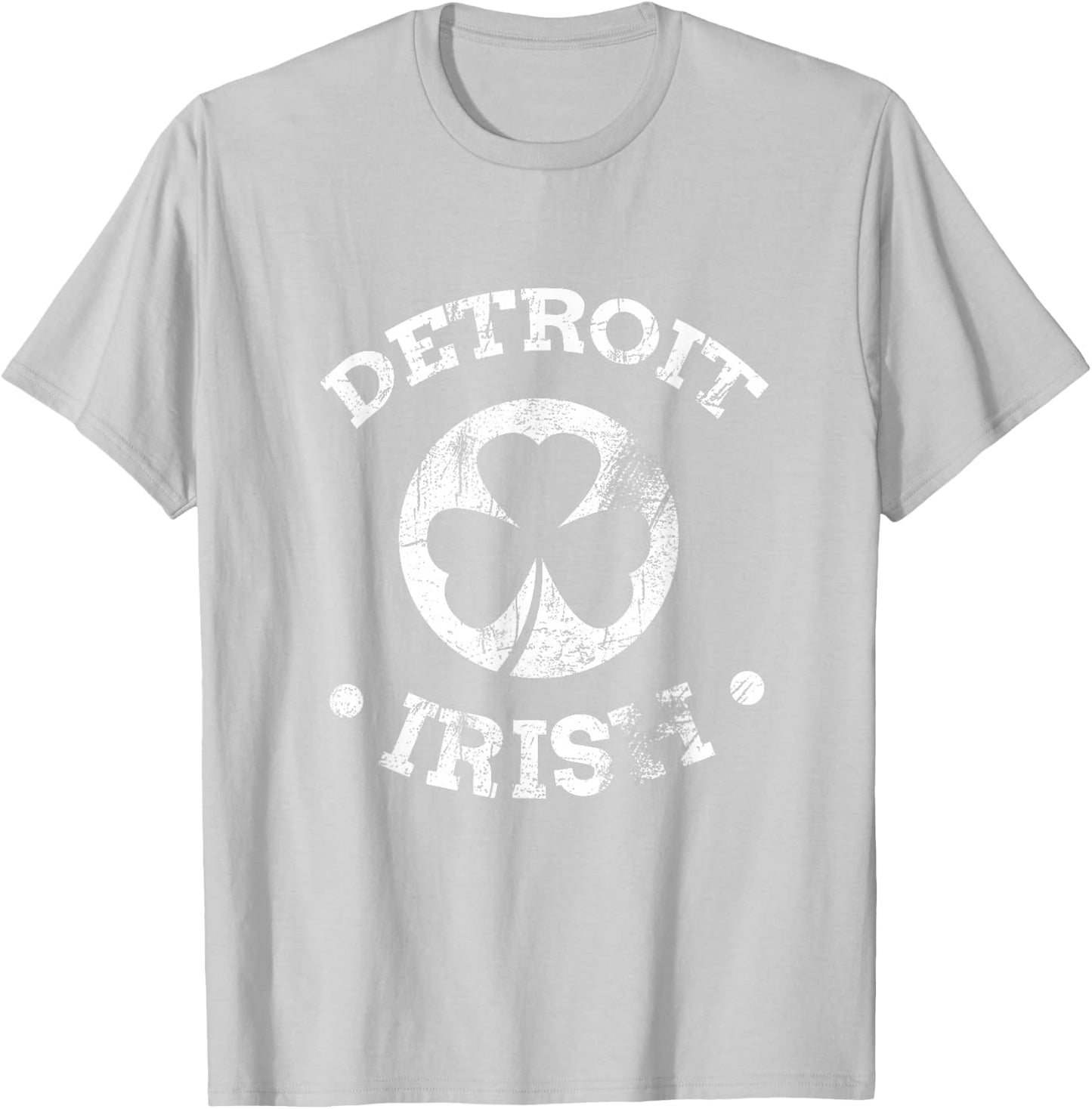 Detroit St Patricks Day Parade Paddy Products Detroit Irish T-Shirt - T-Shirt | Ash