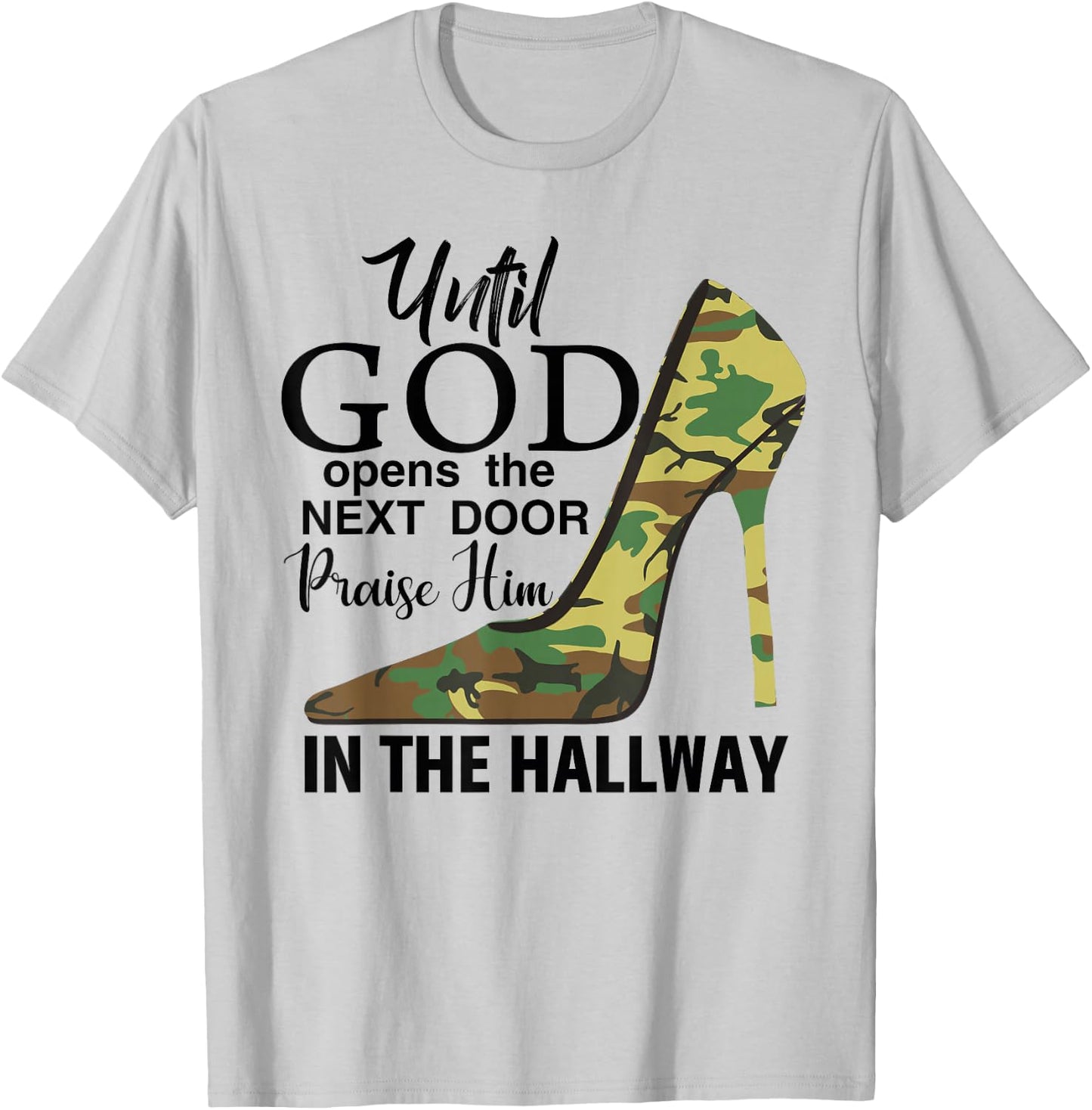 Mom Faith Based Apparel Plus Size Girl Novelty Christian T-Shirt - T-Shirt | Ash