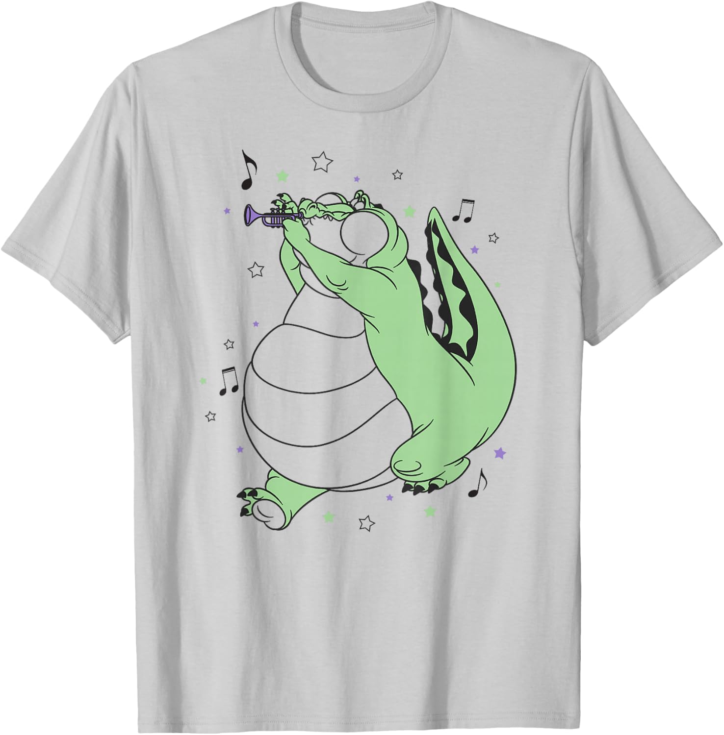 Disney The Princess and The Frog Jazzy Louis Chest Portrait T-Shirt - T-Shirt | Ash