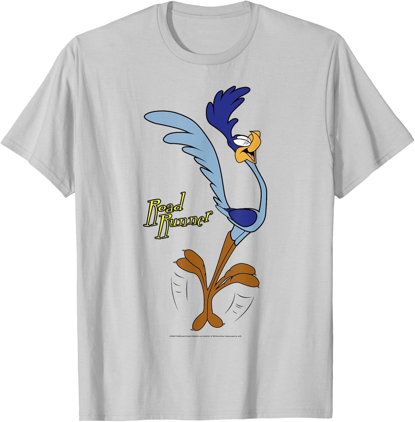 Looney Tunes Road Runner Happy Portrait T-Shirt - T-Shirt | Ash