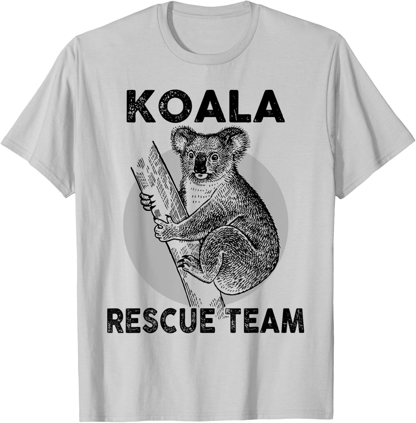 Save the Koala Bear Vintage Animals Outfits Rescue Australia T-Shirt - T-Shirt | Ash