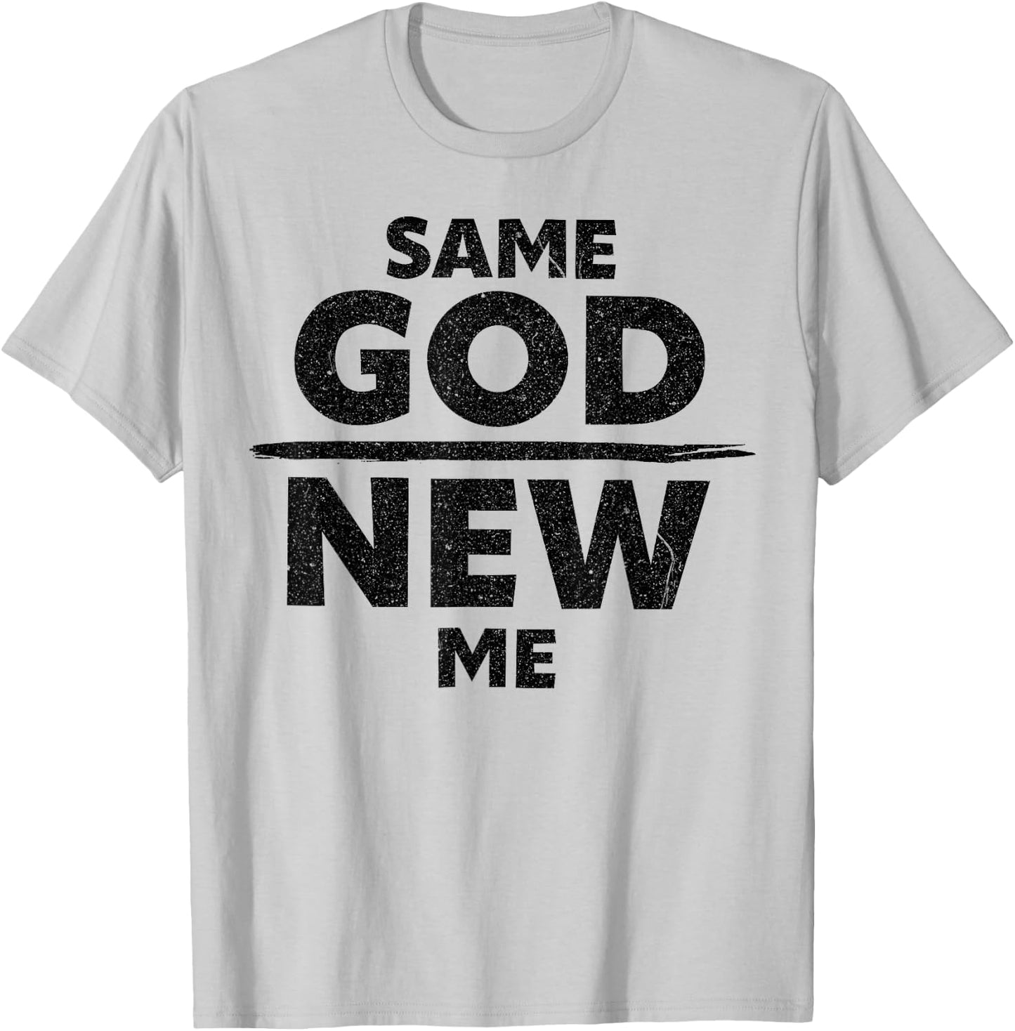 Same God New Me Funny Jesus Christian T-Shirt - T-Shirt | Ash