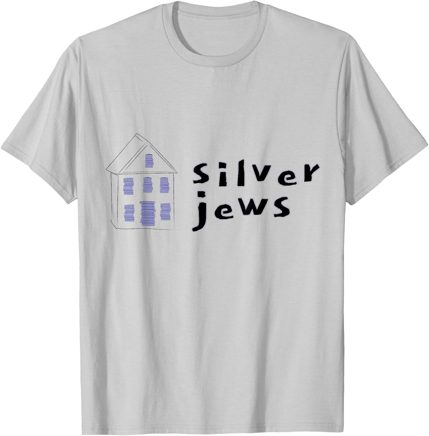 Silver Jew Boarded Up House T-Shirt - T-Shirt | Ash