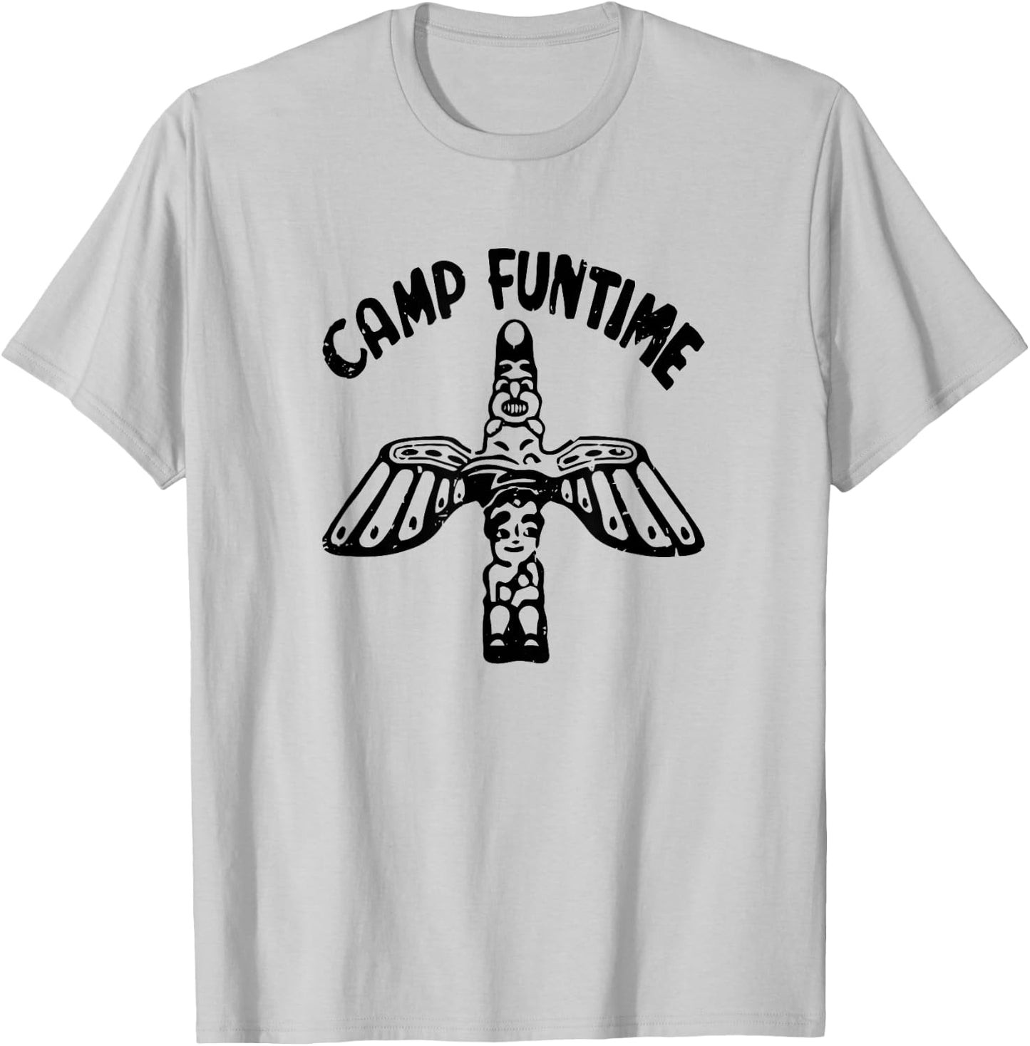 Camp Funtime! Fun vintage novelty T-Shirt - T-Shirt | Ash
