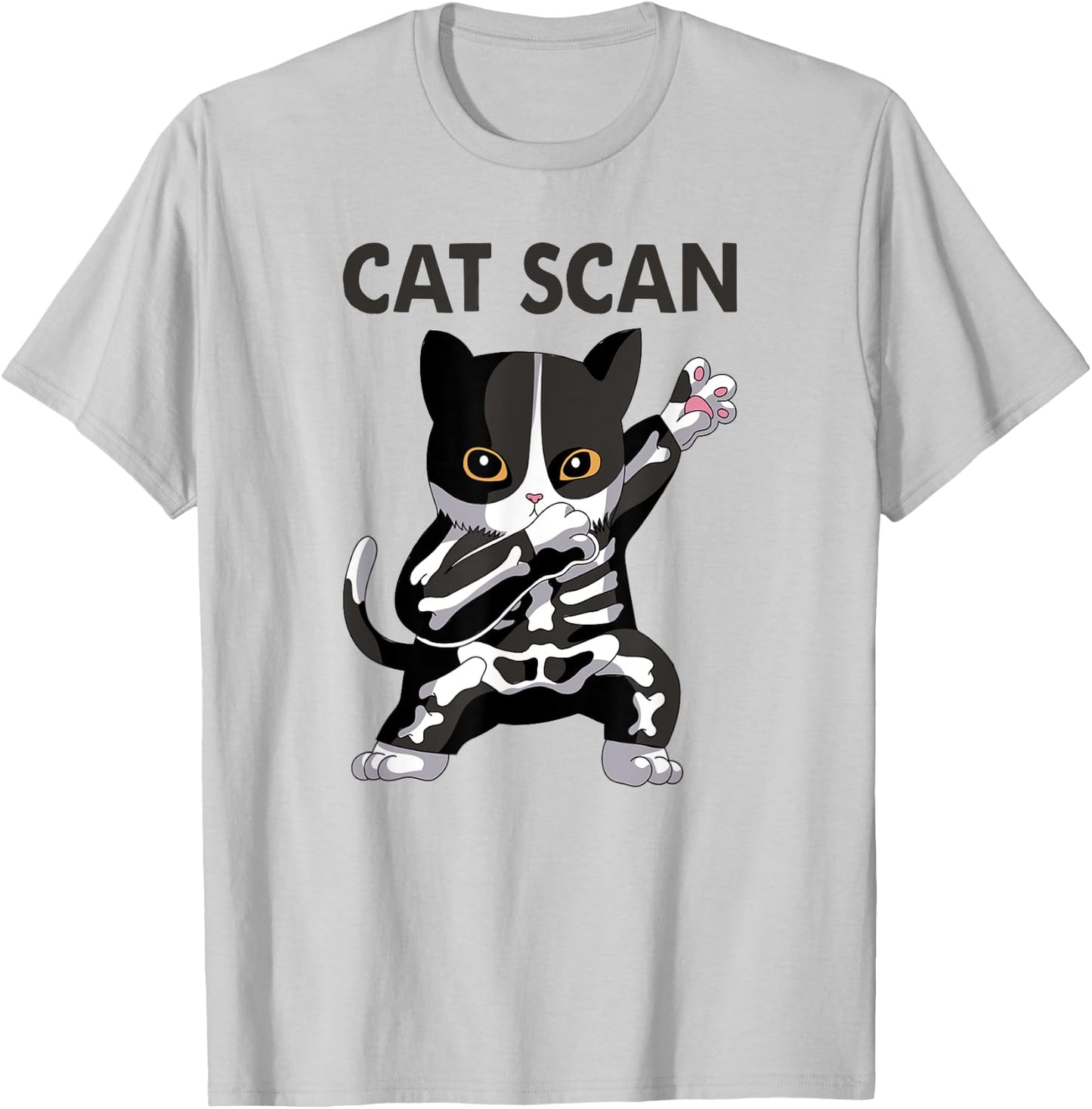 Cat Scan CT Scan Funny Cat X-Ray Pun Meme Rad Tech Women T-Shirt - T-Shirt | Ash