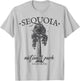 Sequoia National Park Tree Hiking Nature retro Trees vintage T-Shirt - T-Shirt | Ash