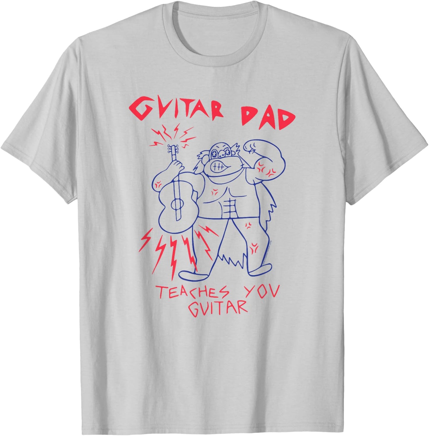 Steven Universe Guitar Dad T-Shirt - T-Shirt | Ash