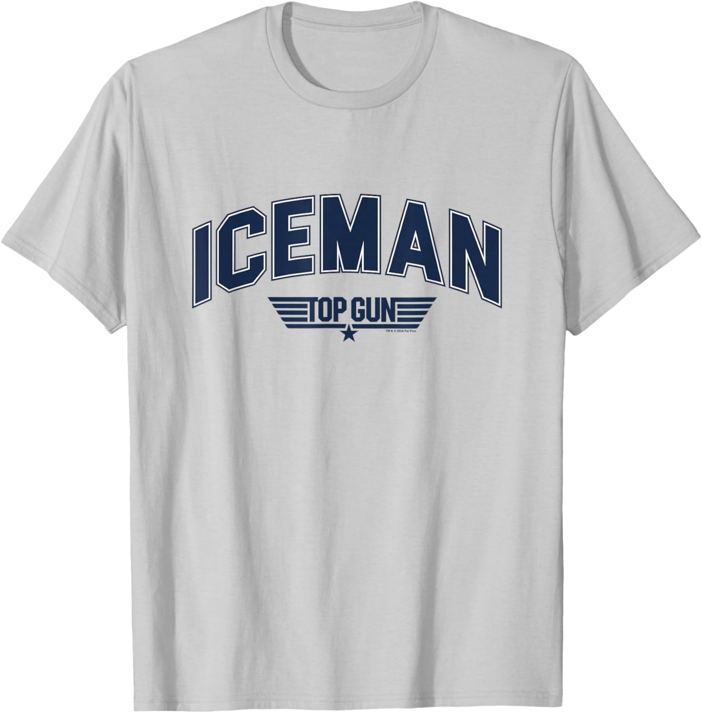 Top Gun Iceman Varsity T-Shirt - T-Shirt | Ash