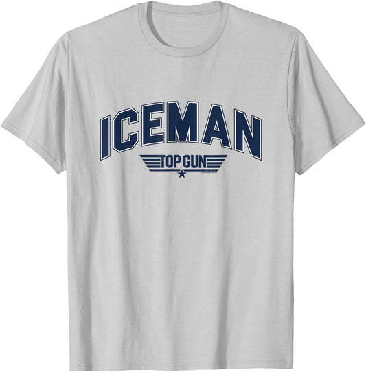 Top Gun Iceman Varsity T-Shirt - T-Shirt | Ash