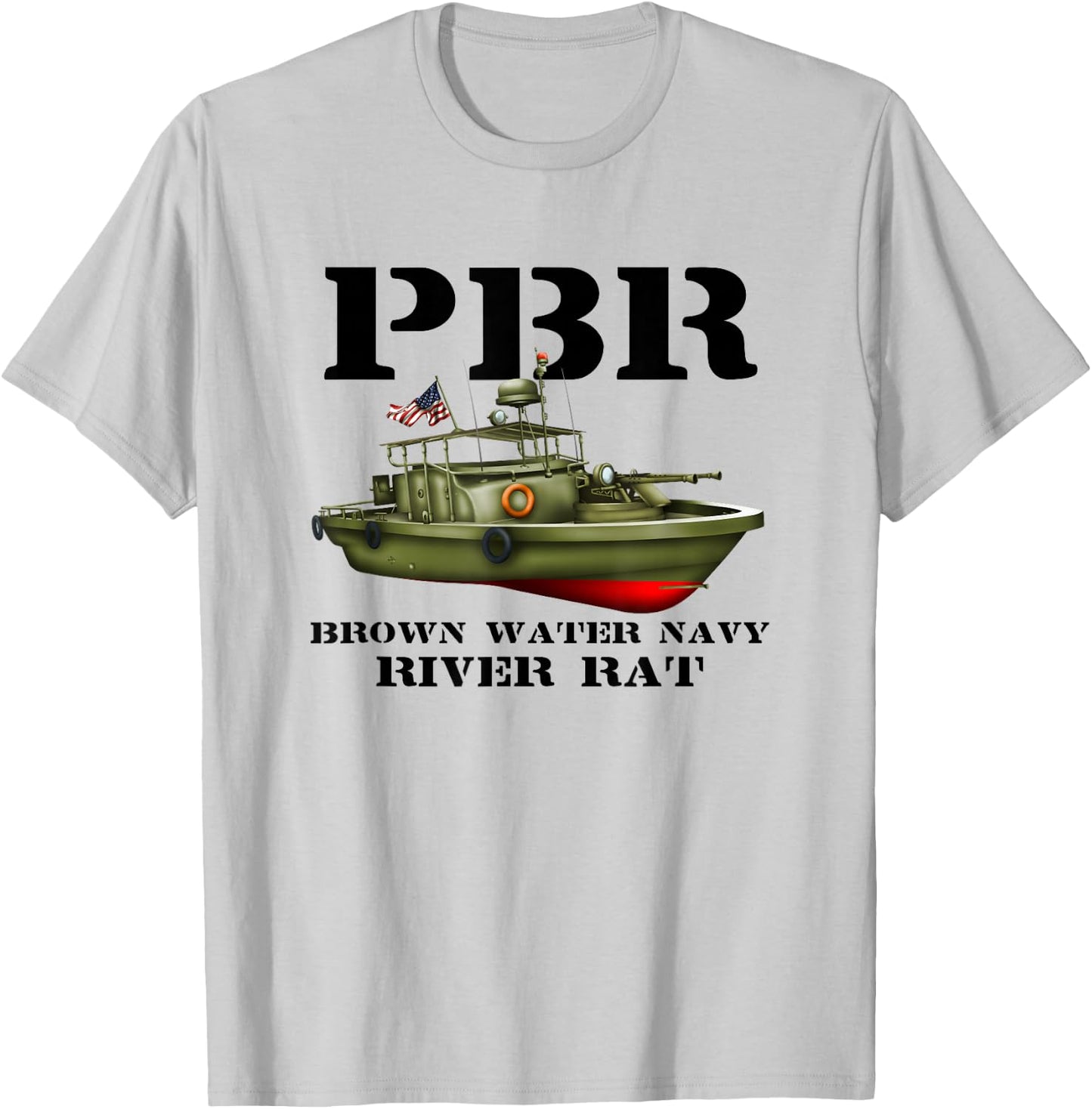 PBR Brown Water Navy T-Shirt - T-Shirt | Ash
