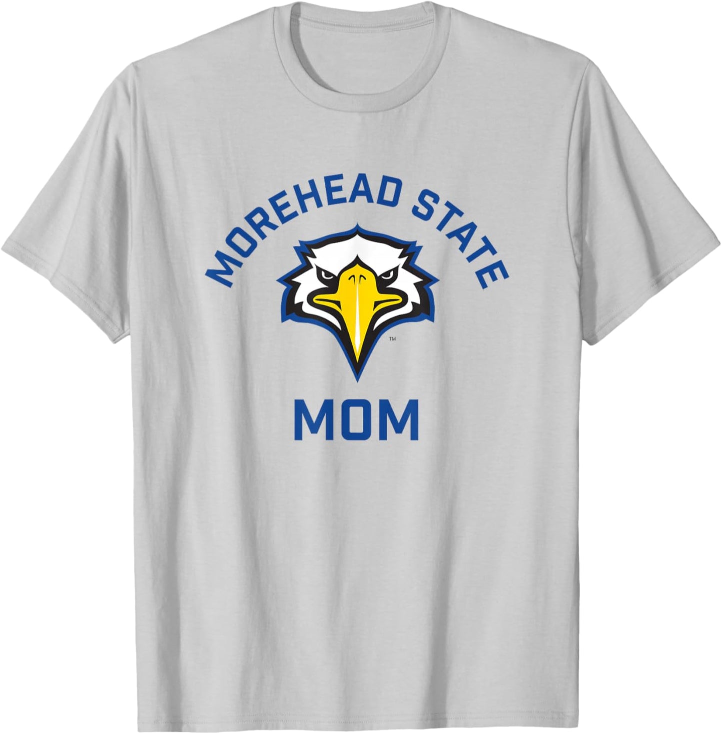 Morehead State University Eagles Arched Mom T-Shirt - T-Shirt | Ash