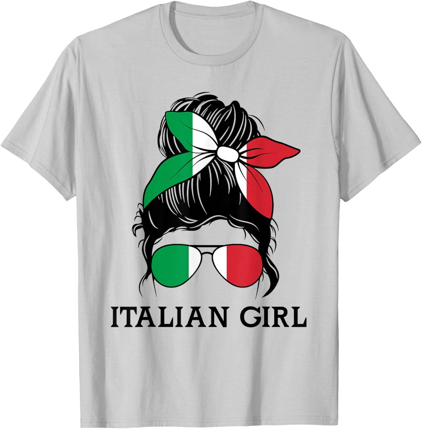 Italia Graphic Design for Girls Kid Italian Toodler T-Shirt - T-Shirt | Ash