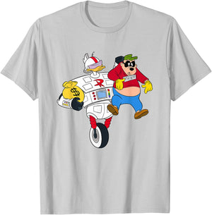 Disney Gizmoduck and Beagle Boy DuckTales Light T-Shirt - T-Shirt | Ash